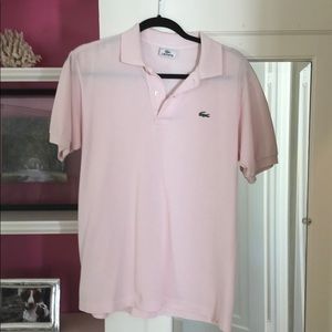 Lacoste Pink Pique Polo